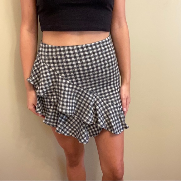 Sugarlips Dresses & Skirts - Sugar+Lips Black and White Ruffled Skirt